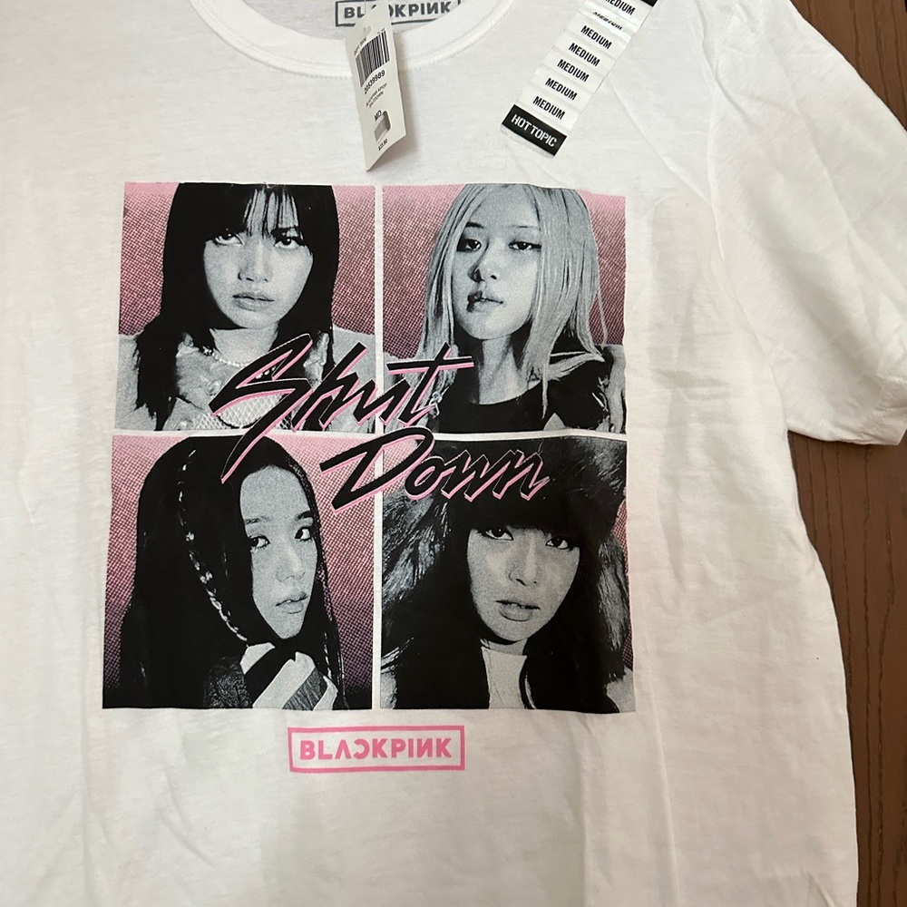 Black Pink tee in size Medium